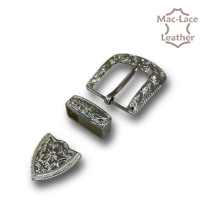 32mm-3-Piece Buckle with Crystal on Buckle