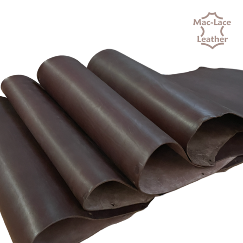 MAC4934-Safari Harness Leather Sides Rustic Choc- 5mm