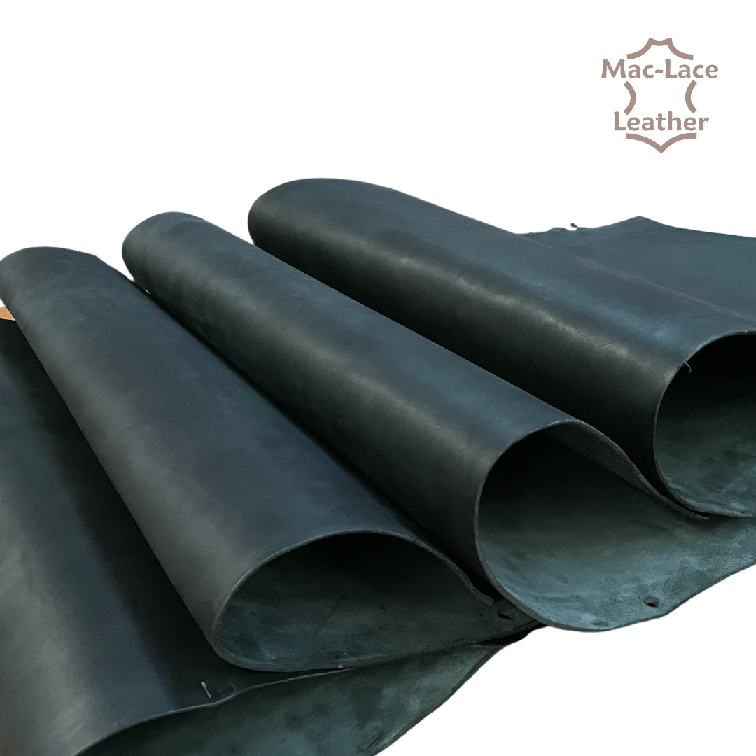 MAC4935-Safari Harness Leather Sides Rustic Black-5mm