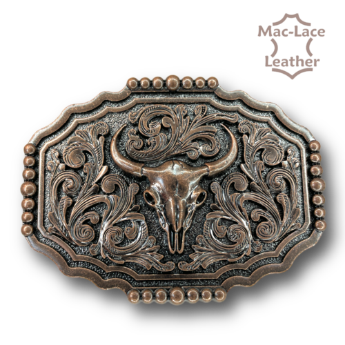 Trophy Buckle - Western Skull Buckle