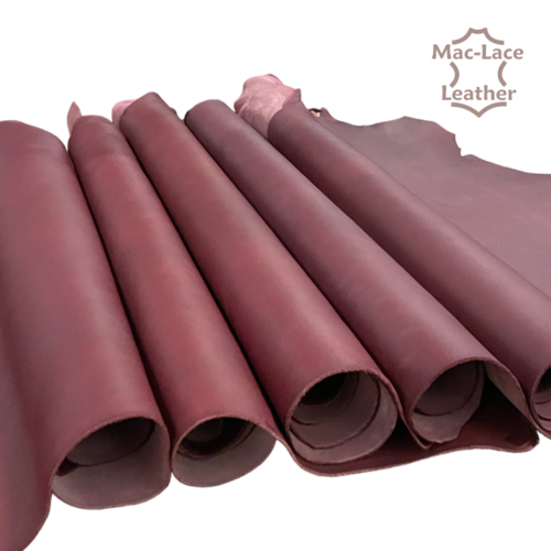 Safari Cow Sides Full Veg - Rustic Burgundy 1.8/2mm