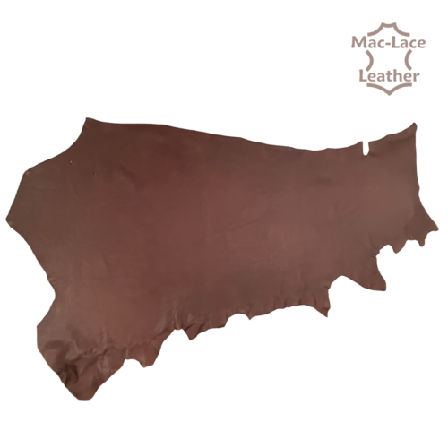 Safari Cow Sides Full Veg - Rustic Choc 1.82mm Top View