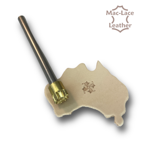 TOOL FOR LEATHER CRAFT. STAMP 222. SIZE 11X11 MM