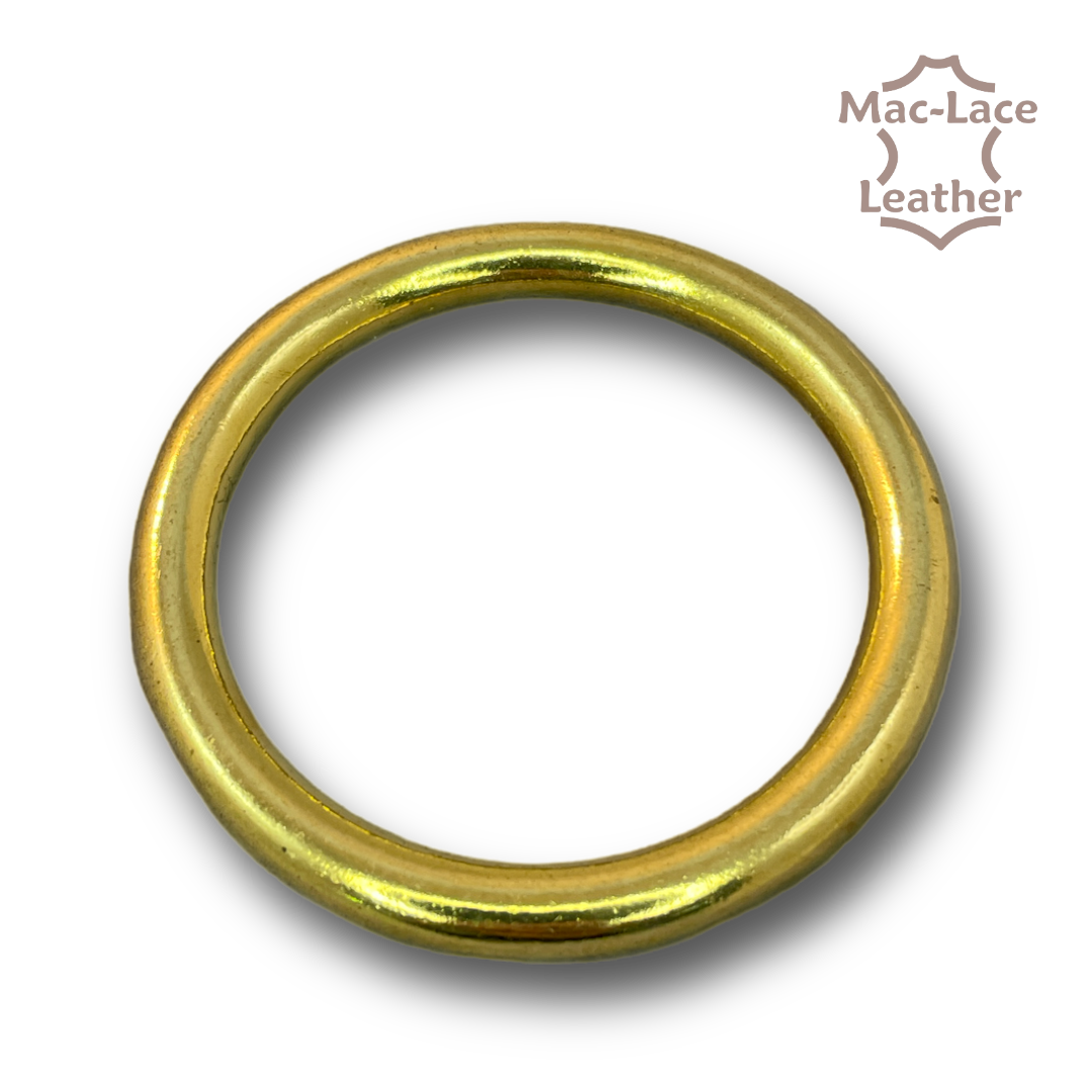 Solid Brass 50mm Ring MacLace Leather Buy Online