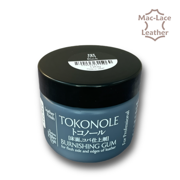 Tokonole Black Leather Finish Gum Burnishing 120g