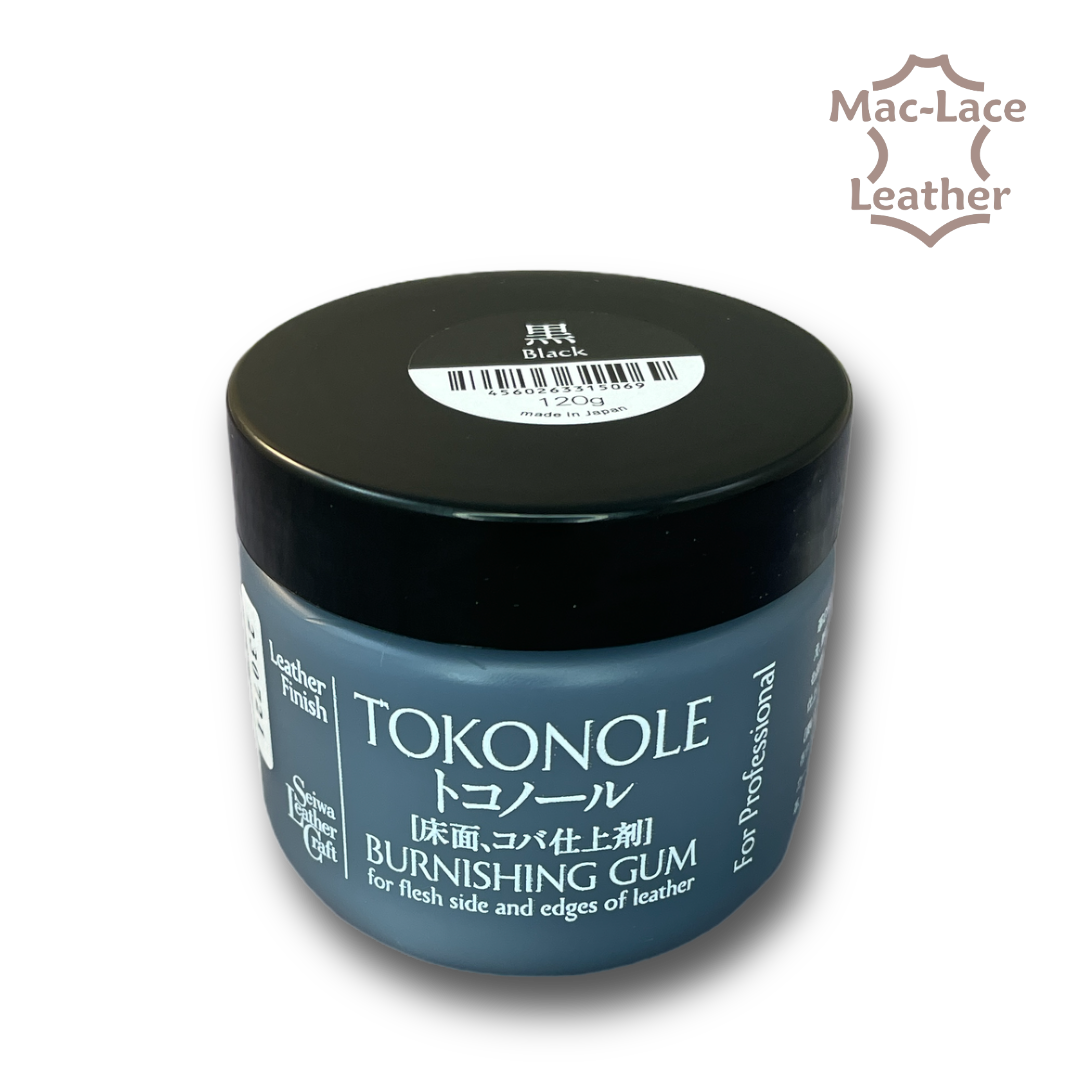Tokonole 120g Leather Finish Burnishing Gum Black