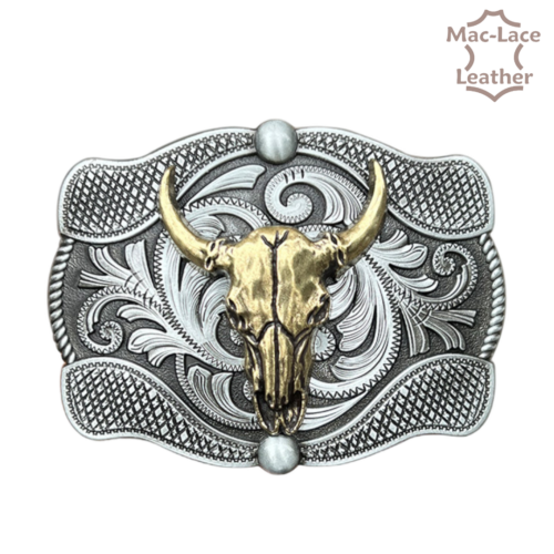 Trophy buckle Bull Skull