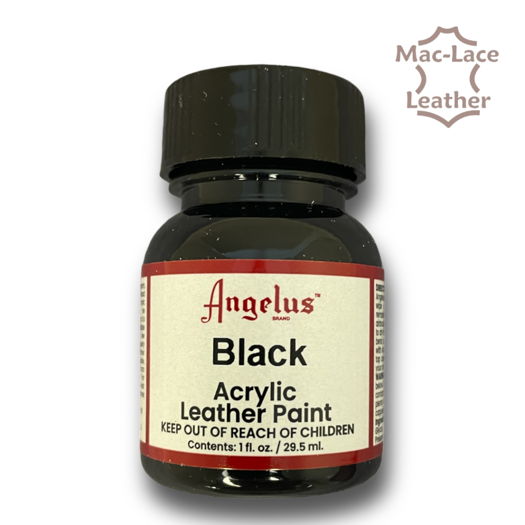 Angelus Black Paint 29ml MacLace Leather Buy Online