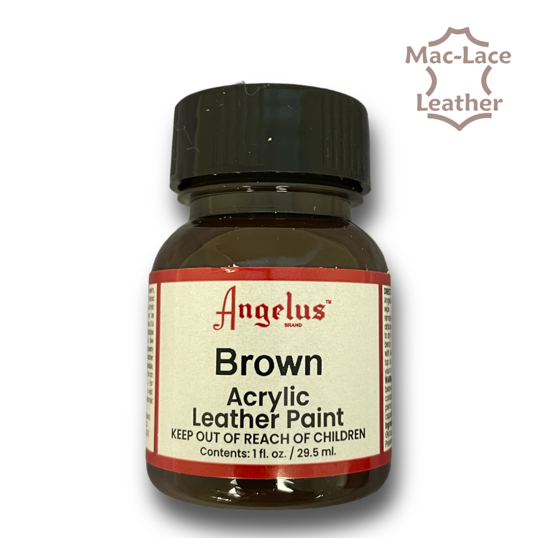 Angelus Brown Paint Mac-Lace Leather Buy Online