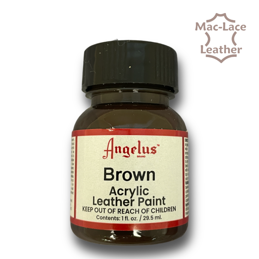 Angelus Brown Paint MacLace Leather Buy Online