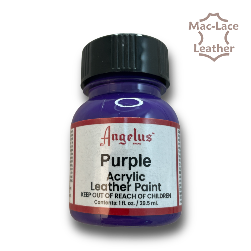 Angelus Purple Leather Paint 29ml MacLace Leather Buy Online