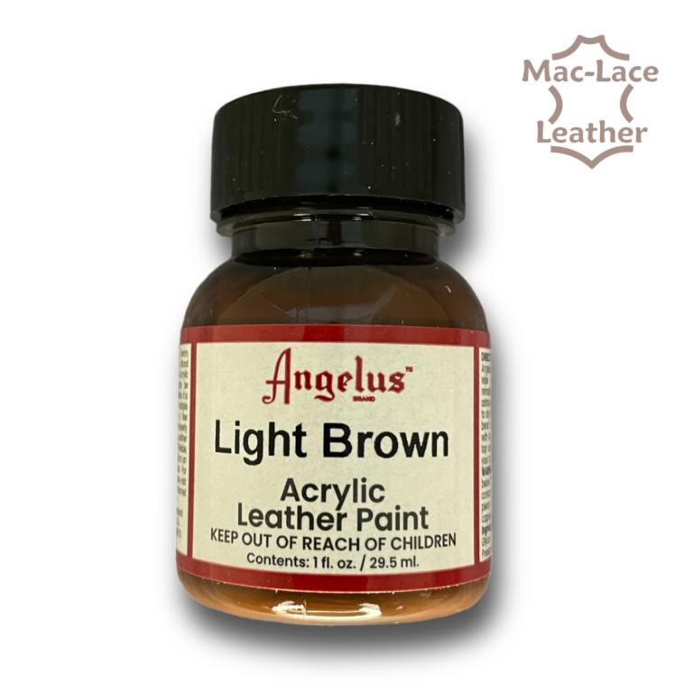 Angelus LightBrown Leather Paint MacLace Leather Buy Online