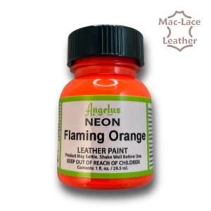 Angelus Flaming-Orange Leather Paint