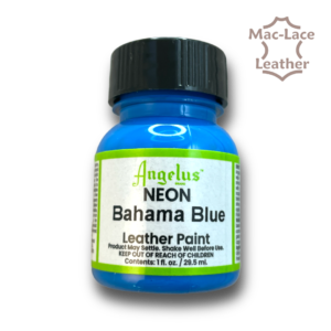 Angelus Neon-Bahama-Blue Leather Paint