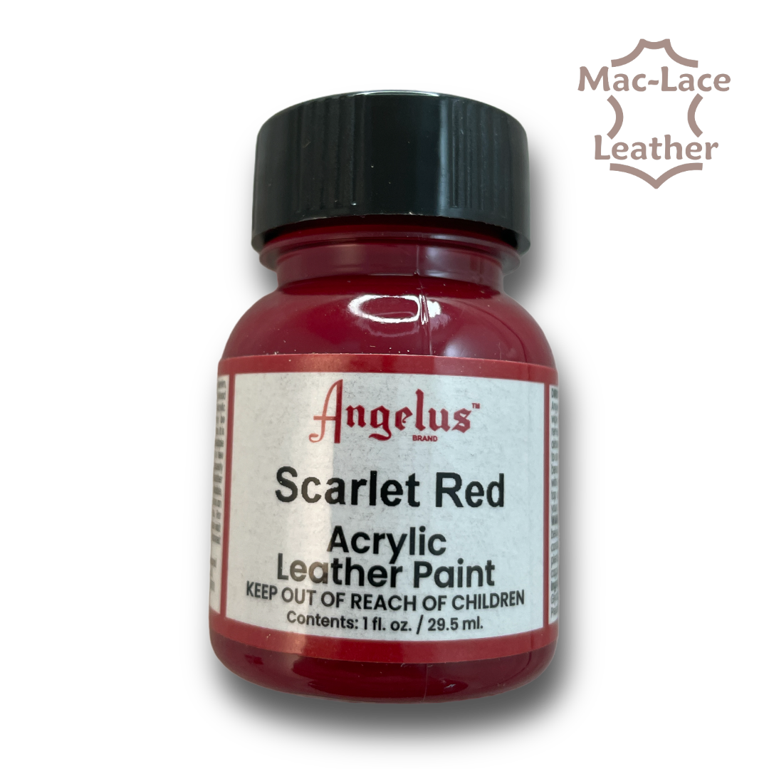 Angelus ScarletRed Leather Paint MacLace Leather Buy Online