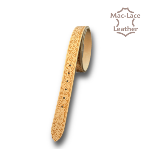 Embossed-Belt Natural Acorn Design