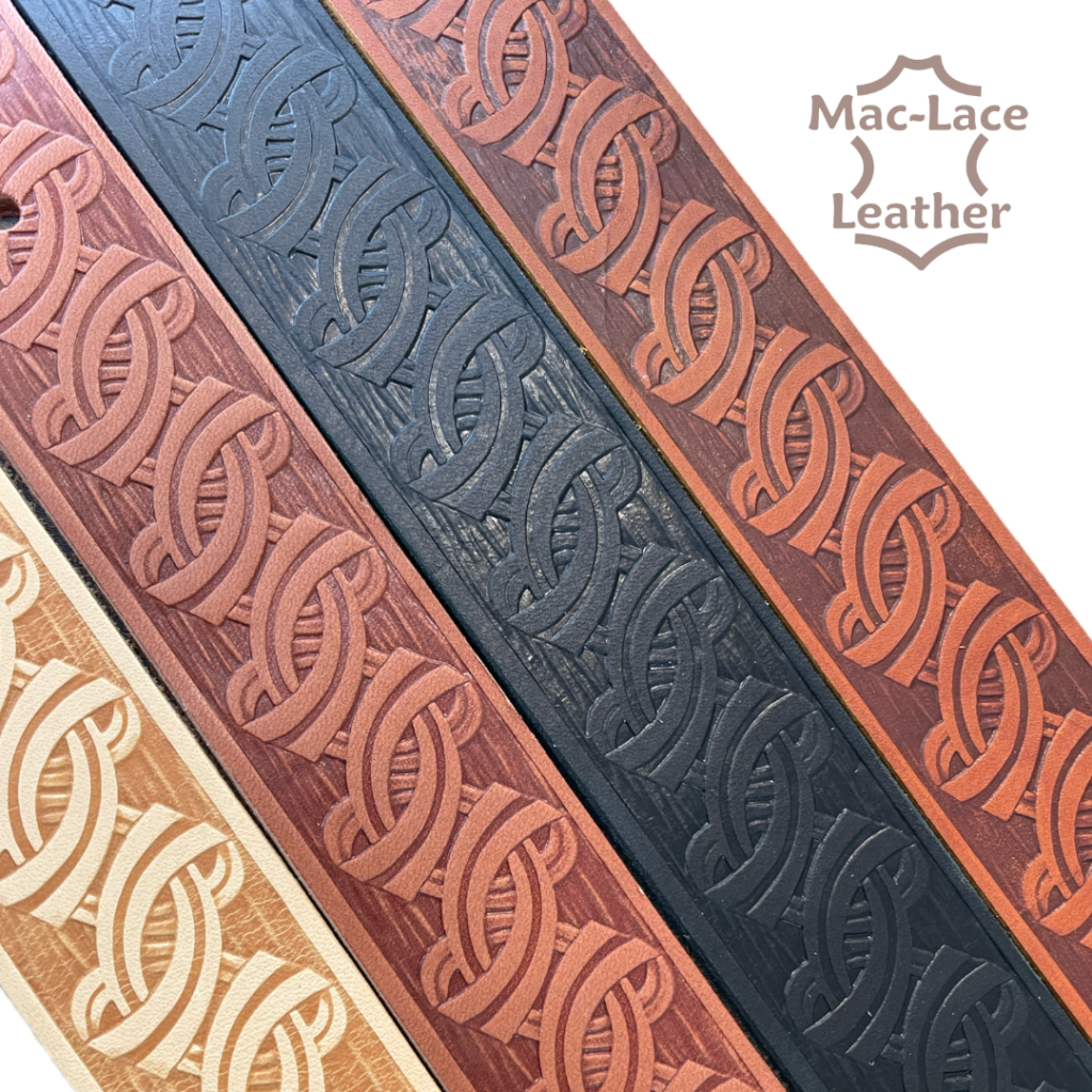 Embossed BeltBlanks Swirl Design MacLace Leather Buy Online