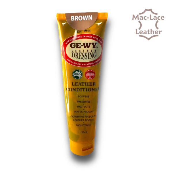 GE-WY Leather Dressing Tube Brown 125ml