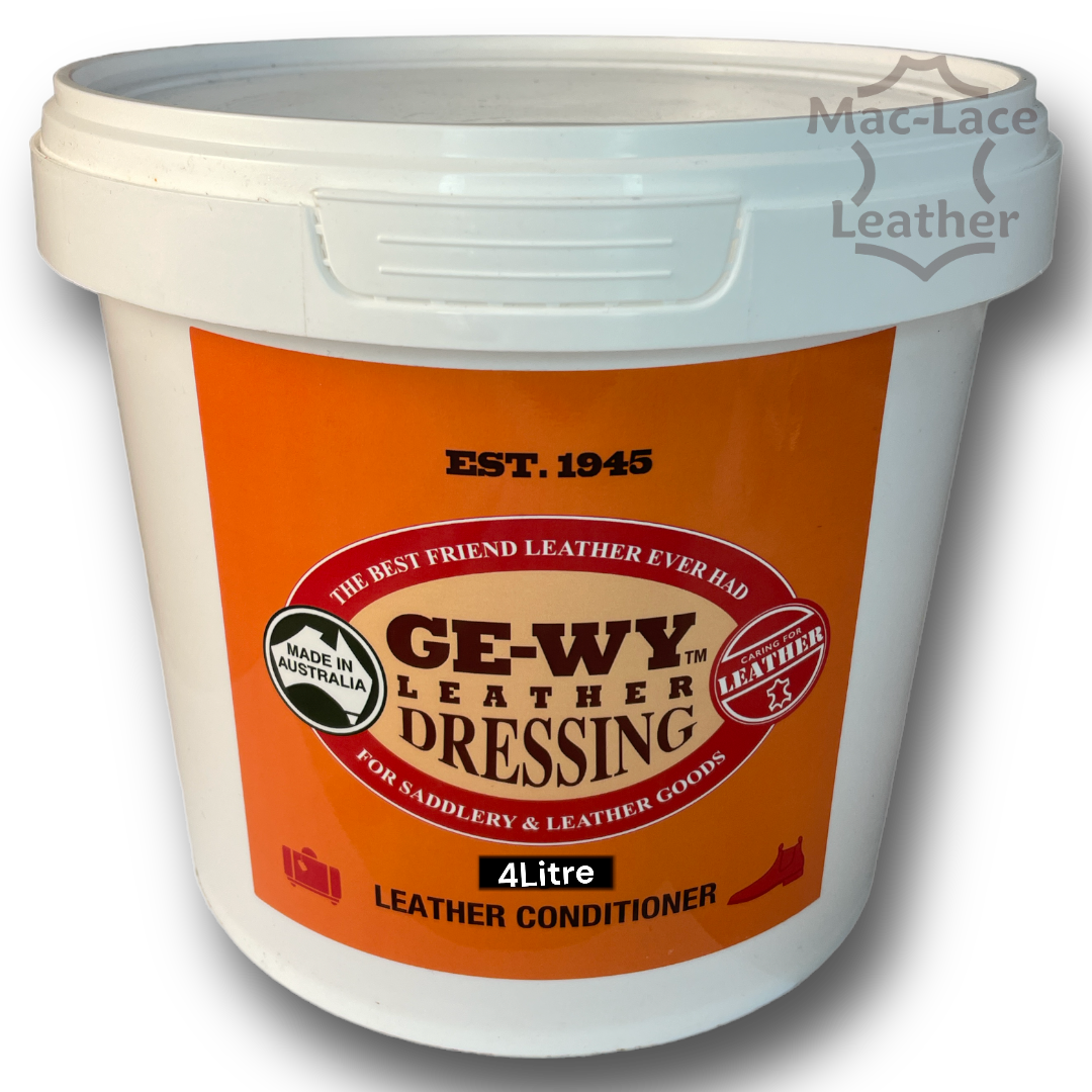 Ge-Wy Leather Dressing 4-Litre made in Australia