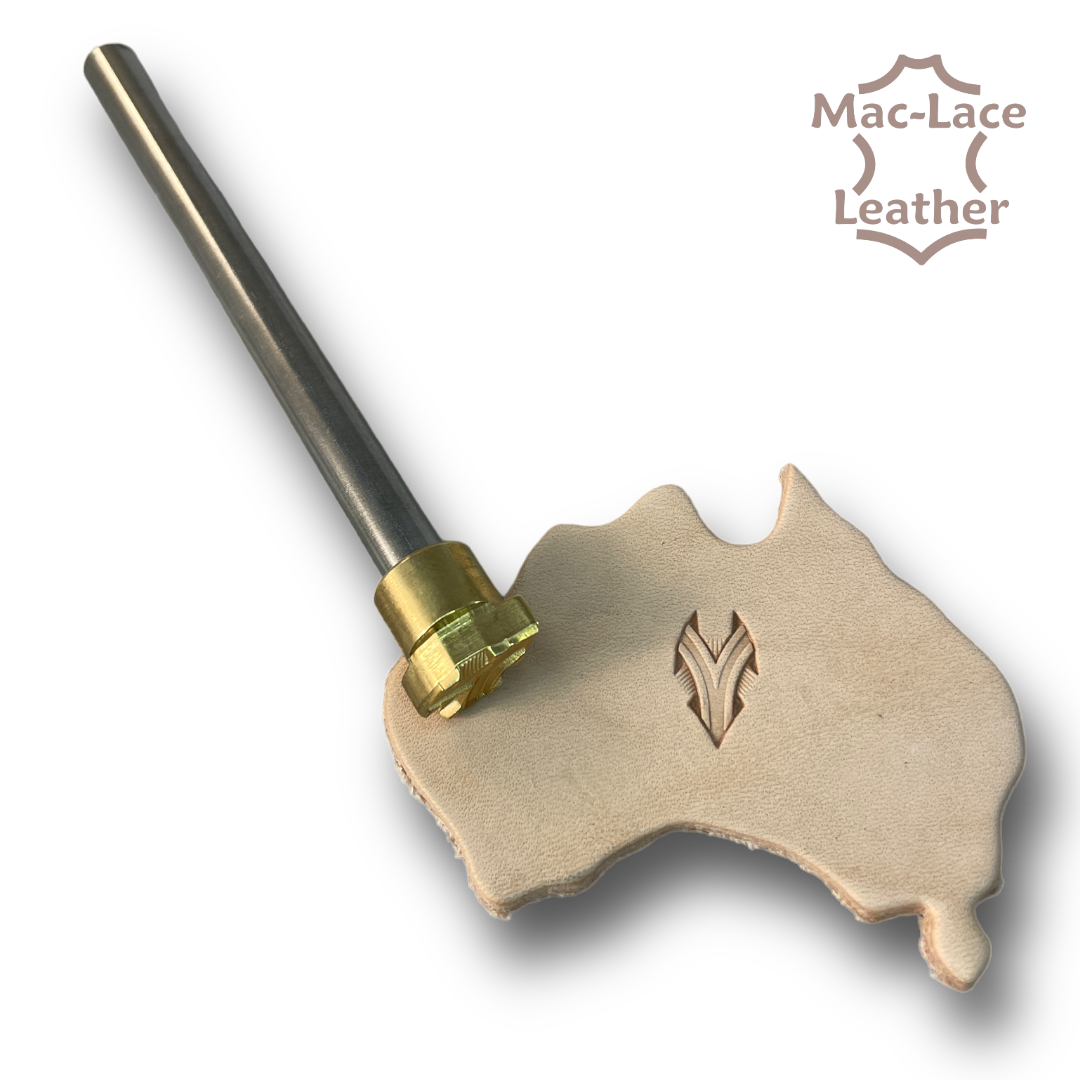 TOOL FOR LEATHER CRAFT. STAMP 360. SIZE 14X9 MM