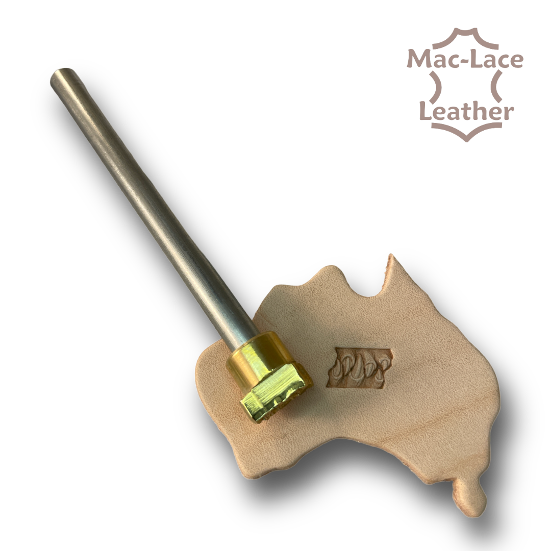 TOOL FOR LEATHER CRAFT. STAMP 406. SIZE 8X14 MM