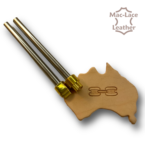 Tool for leather craft. Chain. 2 stamps in set. Size 7x10mm, 2x8 mm