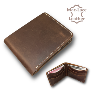 Mens Dark-Brown Leather Wallet