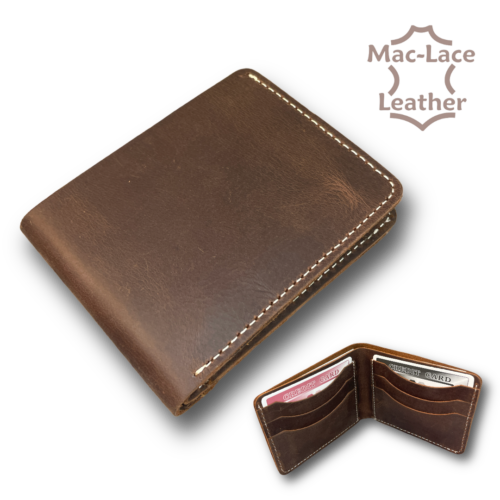 Mens Dark-Brown Leather Wallet