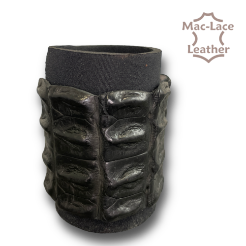 Australian Black Crocodile Stubby-Cooler