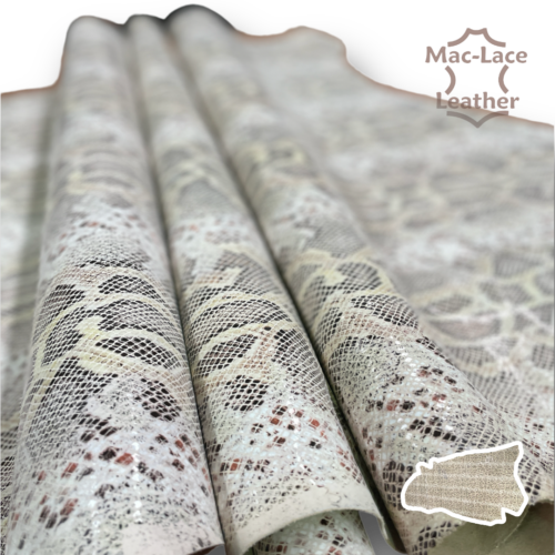 Beige Python Cow-Print 1.1mm