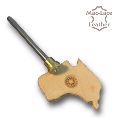 TOOL FOR LEATHER CRAFT. STAMP 483B. SIZE 15X15 MM