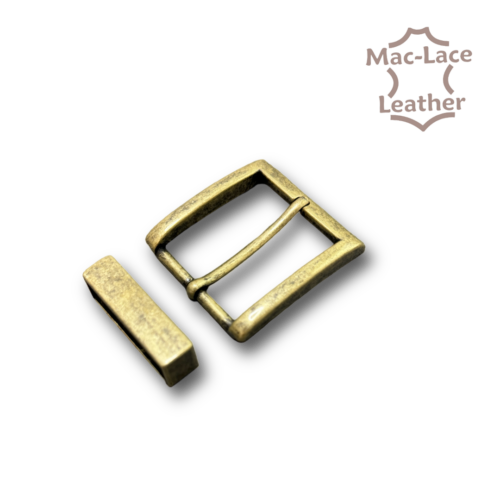 38mm Combo Buckle Keeper Antique Brass