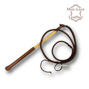 4-Plait Cow Whip 6ft with Kangaroo plaited handle