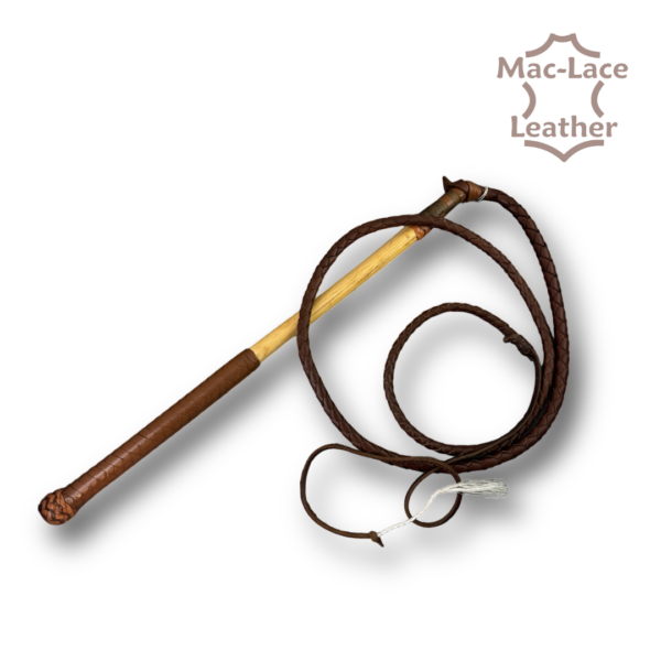 4-Plait Cow Whip 6ft with Kangaroo plaited handle