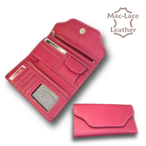 Ladies Leather Purse pink