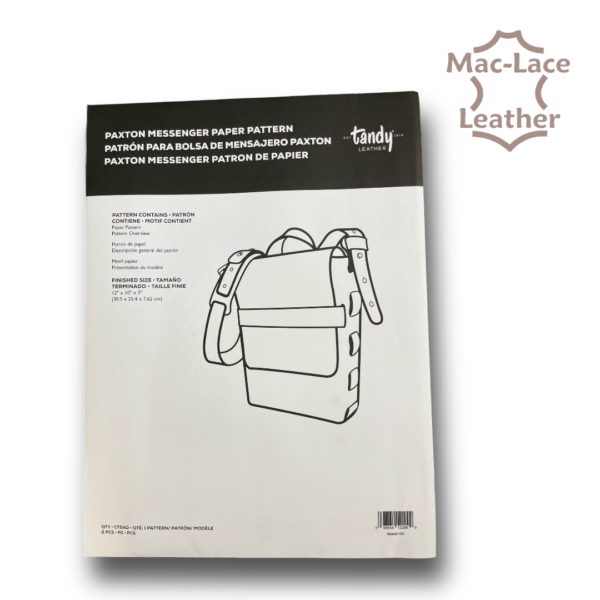 Paxton Messenger Bag Paper-Pattern