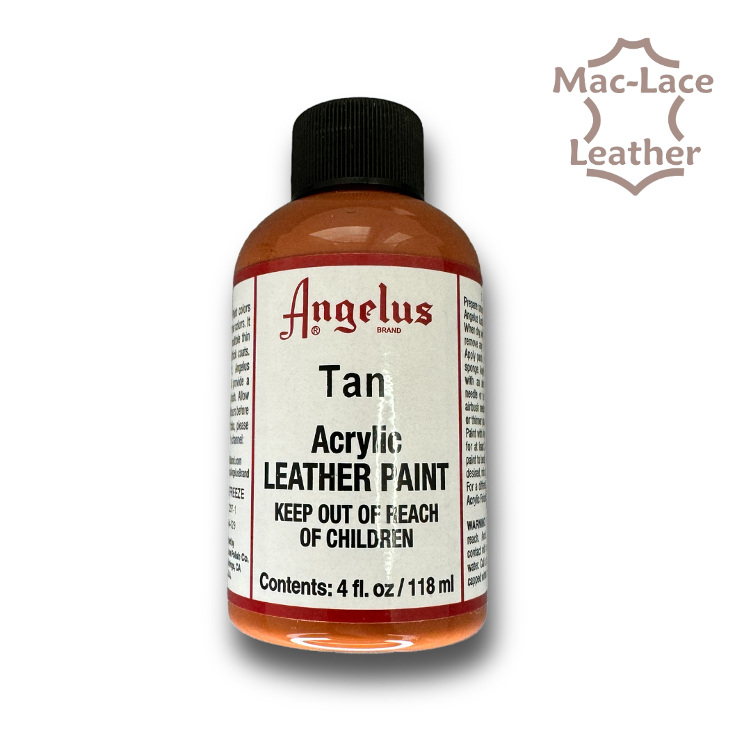 Angelus Leather Paint-188ml Tan | Mac-Lace Leather | Buy Online