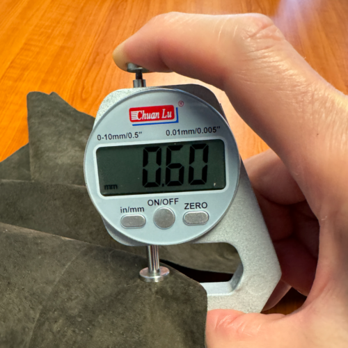 Pig Suede Brown 0.5-7mm