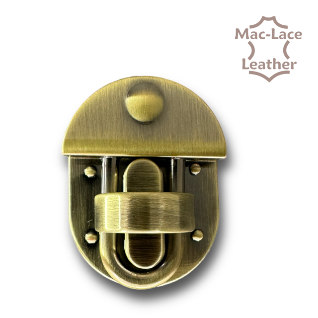 Bag Press Clasps Twist Lock Antique Brush