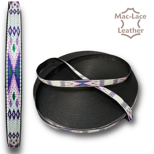 Webbing 20mm Purple Laguna-Hitched