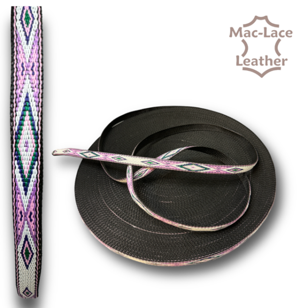 Webbing 12mm Purple River-Hitched