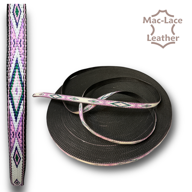 Webbing 12mm Purple River-Hitched