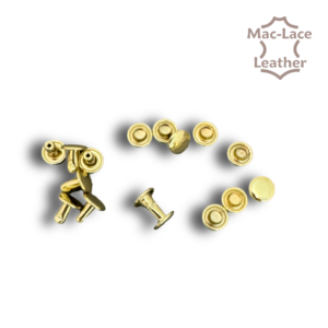 Solid Brass Double Cap Rivets