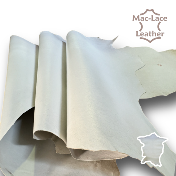 Kangaroo Hide Full-Grain White