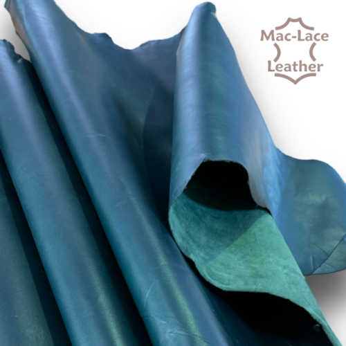 Kangaroo Hide Full-Grain Dark Green