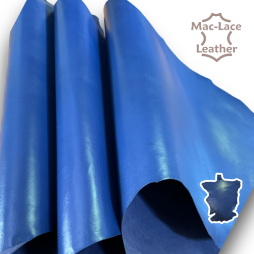 Kangaroo Hide Full-Grain Blue