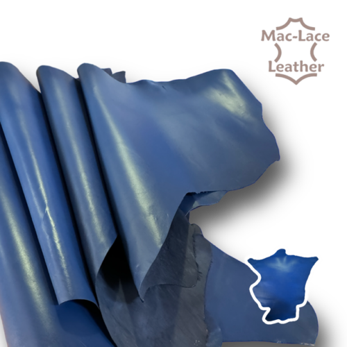 Kangaroo Hide Full-Grain Royal Blue