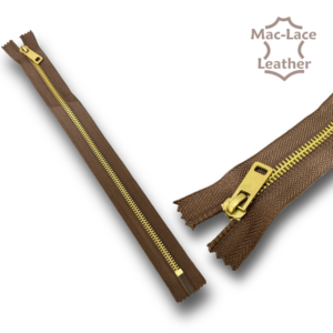Brown Zipper Brass 300mm