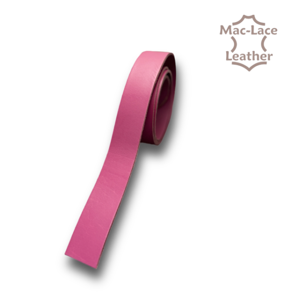 Chrome Buffalo Leather Belt Blanks Pink