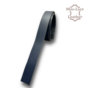Chrome Buffalo Leather Belt Blanks Navy Blue